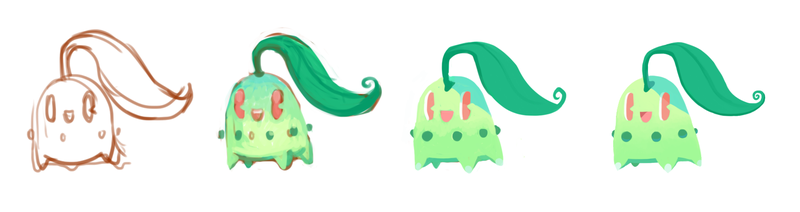 Illustration for article titled Pokemon One a Day Series 2 Begins - Chikorita!
